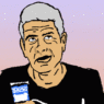 anthony bourdain squiggle portrait 1054