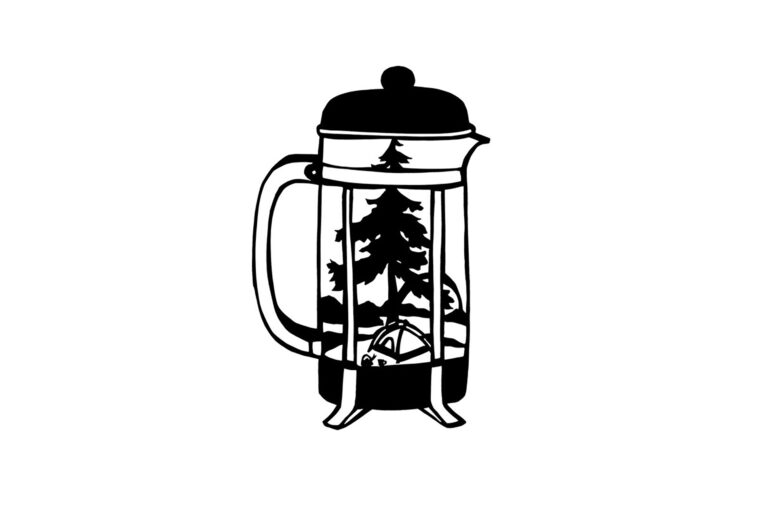 coffee outside french press by anna brones